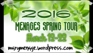 2016 Menages Authors Spring Tour – March 12-22 !! Mark your calendar !!